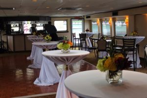 table setup on yacht